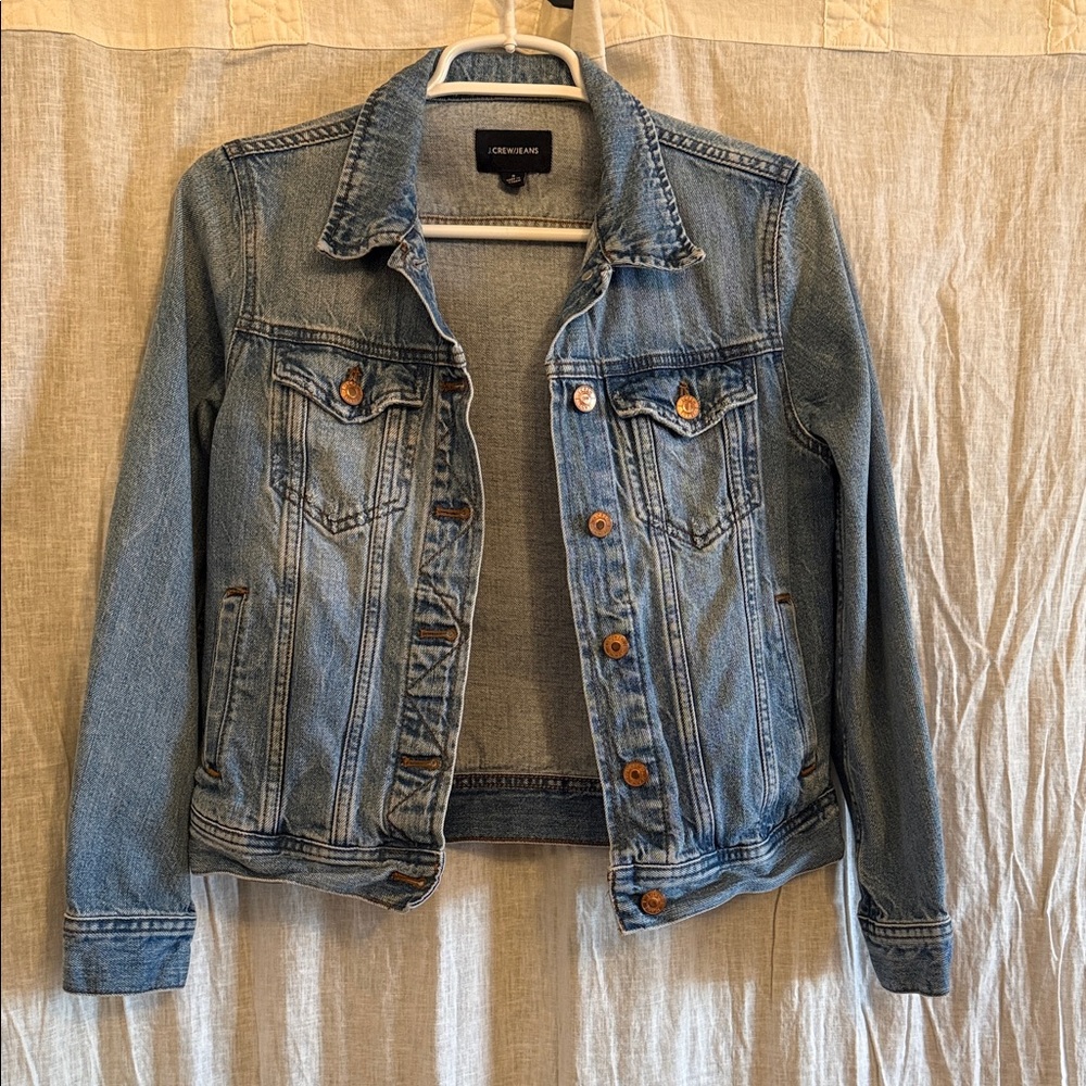 J. Crew Medium Wash Blue Denim Jacket